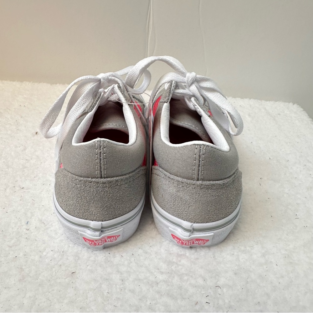 Kids Vans Sneakers in Gray and Pink - Picture 5 of 12